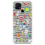 Senada Xiaomi Poco C40 / Redmi 10C ile Uyumlu Kılıf Resimli Desenli Silikon Patches