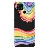 Senada Xiaomi Poco C40 / Redmi 10C ile Uyumlu Kılıf Resimli Desenli Silikon Rainbow Ametist