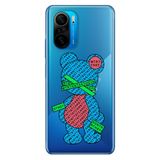 Senada Xiaomi Poco F3 ile Uyumlu Kılıf Resimli Desenli Silikon Kayıp Ayıcık