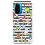 Senada Xiaomi Poco F3 ile Uyumlu Kılıf Resimli Desenli Silikon Patches