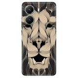 Senada Xiaomi Poco X7 Pro Telefon İle Uyumlu Kılıf Kapakı Renkli Silikon Baskılı Tpu Altın Aslan Mandala