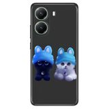 Senada Xiaomi Poco X7 Pro Telefon İle Uyumlu Kılıf Kapakı Renkli Silikon Baskılı Tpu Sweet Kitten