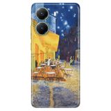 Senada Xiaomi Poco X7 Pro Telefon İle Uyumlu Kılıfı Art Silikon Baskılı Tpu Night Cafe