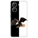 Senada Xiaomi Poco X7 Pro Telefon İle Uyumlu Kılıfı Art Silikon Baskılı Tpu Siyah Beyaz Parçalı