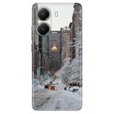 Senada Xiaomi Poco X7 Pro Telefon İle Uyumlu Kılıfı Art Silikon Baskılı Tpu Winter New York