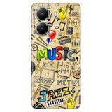 Senada Xiaomi Poco X7 Pro Telefon İle Uyumlu Kılıfı Dekoratif Silikon Baskılı Kapak 80'S Music