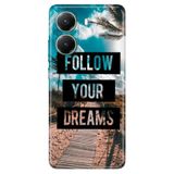 Senada Xiaomi Poco X7 Pro Telefon İle Uyumlu Kılıfı Dekoratif Silikon Baskılı Kapak Follow Your Dreams