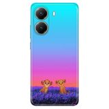 Senada Xiaomi Poco X7 Pro Telefon İle Uyumlu Kılıfı Dekoratif Silikon Baskılı Kapak Junior Aslanlar