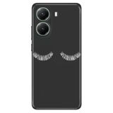 Senada Xiaomi Poco X7 Pro Telefon İle Uyumlu Kılıfı Dekoratif Silikon Baskılı Kapak Masum Kirpik