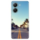Senada Xiaomi Poco X7 Pro Telefon İle Uyumlu Kılıfı Dekoratif Silikon Baskılı Kapak Miami Sunset