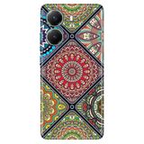 Senada Xiaomi Poco X7 Pro Telefon İle Uyumlu Kılıfı Dekoratif Silikon Baskılı Kapak Mvp Mandala