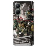 Senada Xiaomi Poco X7 Pro Telefon İle Uyumlu Kılıfı Dekoratif Silikon Baskılı Kapak Ninja Kaplumbağalar