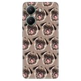 Senada Xiaomi Poco X7 Pro Telefon İle Uyumlu Kılıfı Dekoratif Silikon Baskılı Kapak Pug Pug Köpek