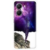 Senada Xiaomi Poco X7 Pro Telefon İle Uyumlu Kılıfı Dekoratif Silikon Baskılı Kapak Smoke