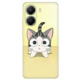 Senada Xiaomi Poco X7 Pro Telefon İle Uyumlu Kılıfı Dekoratif Silikon Baskılı Kapak Tekir Kedicik