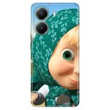 Senada Xiaomi Poco X7 Pro Telefon İle Uyumlu Kılıfı Dekoratif Silikon Baskılı Kapak Türban
