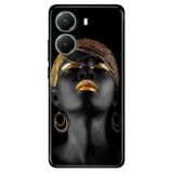 Senada Xiaomi Poco X7 Pro Telefon İle Uyumlu Kılıfı Renkli Silikon Baskılı Tpu Afrikalı Kız