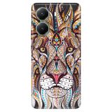 Senada Xiaomi Poco X7 Pro Telefon İle Uyumlu Kılıfı Renkli Silikon Baskılı Tpu Aslan Mandala