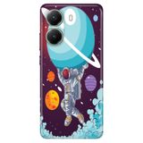 Senada Xiaomi Poco X7 Pro Telefon İle Uyumlu Kılıfı Renkli Silikon Baskılı Tpu Astronot