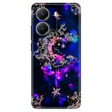 Senada Xiaomi Poco X7 Pro Telefon İle Uyumlu Kılıfı Renkli Silikon Baskılı Tpu Ayyıldız Neon Mandala