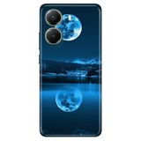 Senada Xiaomi Poco X7 Pro Telefon İle Uyumlu Kılıfı Renkli Silikon Baskılı Tpu Dolunay Deniz