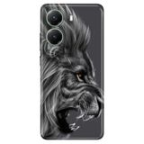 Senada Xiaomi Poco X7 Pro Telefon İle Uyumlu Kılıfı Renkli Silikon Baskılı Tpu Kara Aslan