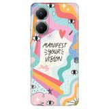 Senada Xiaomi Poco X7 Pro Telefon İle Uyumlu Kılıfı Renkli Silikon Baskılı Tpu Manifest Your Vision