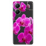 Senada Xiaomi Poco X7 Pro Telefon İle Uyumlu Kılıfı Renkli Silikon Baskılı Tpu Mor Orkide