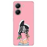 Senada Xiaomi Poco X7 Pro Telefon İle Uyumlu Kılıfı Renkli Silikon Baskılı Tpu Pembe Kolej