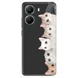 Senada Xiaomi Poco X7 Pro Telefon İle Uyumlu Kılıfı Renkli Silikon Baskılı Tpu Pisi Pisi Kedi