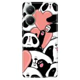 Senada Xiaomi Poco X7 Pro Telefon İle Uyumlu Kılıfı Renkli Silikon Baskılı Tpu Sevimli Panda