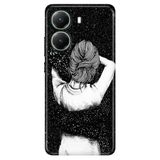Senada Xiaomi Poco X7 Pro Telefon İle Uyumlu Kılıfı Renkli Silikon Baskılı Tpu Siyah Aşk