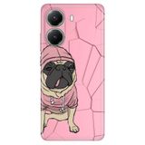 Senada Xiaomi Poco X7 Pro Telefon İle Uyumlu Kılıfı Renkli Silikon Baskılı Tpu Süslü Tarz Pug
