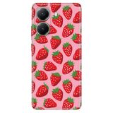 Senada Xiaomi Poco X7 Pro Telefon İle Uyumlu Kılıfı Renkli Silikon Baskılı Tpu Tatlı Çilek