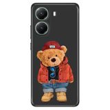 Senada Xiaomi Poco X7 Pro Telefon İle Uyumlu Kılıfı Renkli Silikon Baskılı Tpu Teddybear