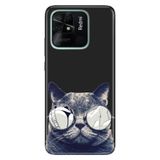 Senada Xiaomi Redmi 10A İle Uyumlu Kılıf Silikon Desenli Resimli Kapak Cix Kedi