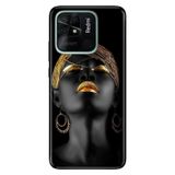Senada Xiaomi Redmi 10C İle Uyumlu Kılıf Silikon Tioserisi Desenli Resimli - Afrikalı Kız Uyumlu