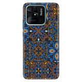 Senada Xiaomi Redmi 10C İle Uyumlu Kılıf Silikon Tioserisi Desenli Resimli - Mavi Geo