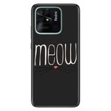 Senada Xiaomi Redmi 10C İle Uyumlu Kılıf Silikon Tioserisi Desenli Resimli - Meow