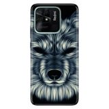 Senada Xiaomi Redmi 10C İle Uyumlu Kılıf Silikon Tioserisi Desenli Resimli - Neon Vahşi Kurt