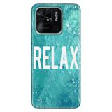 Senada Xiaomi Redmi 10C İle Uyumlu Kılıf Silikon Tioserisi Desenli Resimli - Relax Mermer