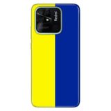 Senada Xiaomi Redmi 10C İle Uyumlu Kılıf Silikon Tioserisi Desenli Resimli - Sarı Lacivert Aşk