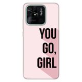Senada Xiaomi Redmi 10C İle Uyumlu Kılıf Silikon Tioserisi Desenli Resimli - You Go Girl
