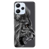 Senada Xiaomi Redmi 12 İle Uyumlu Kılıf Kamera Korumalı Silikon Desenli Resimli Kapak Kara Aslan
