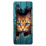 Senada Xiaomi Redmi 12C ile Uyumlu Kılıf Resimli Desenli Silikon Cat