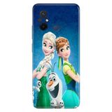 Senada Xiaomi Redmi 12C ile Uyumlu Kılıf Resimli Desenli Silikon ElsaAnnaOlaf