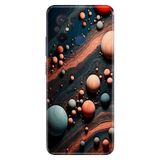 Senada Xiaomi Redmi 12C ile Uyumlu Kılıf Resimli Desenli Silikon Gezegen