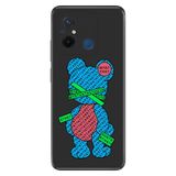 Senada Xiaomi Redmi 12C ile Uyumlu Kılıf Resimli Desenli Silikon Kayıp Ayıcık