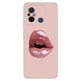 Senada Xiaomi Redmi 12C ile Uyumlu Kılıf Resimli Desenli Silikon Lipstick