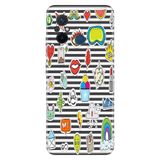 Senada Xiaomi Redmi 12C ile Uyumlu Kılıf Resimli Desenli Silikon Patches